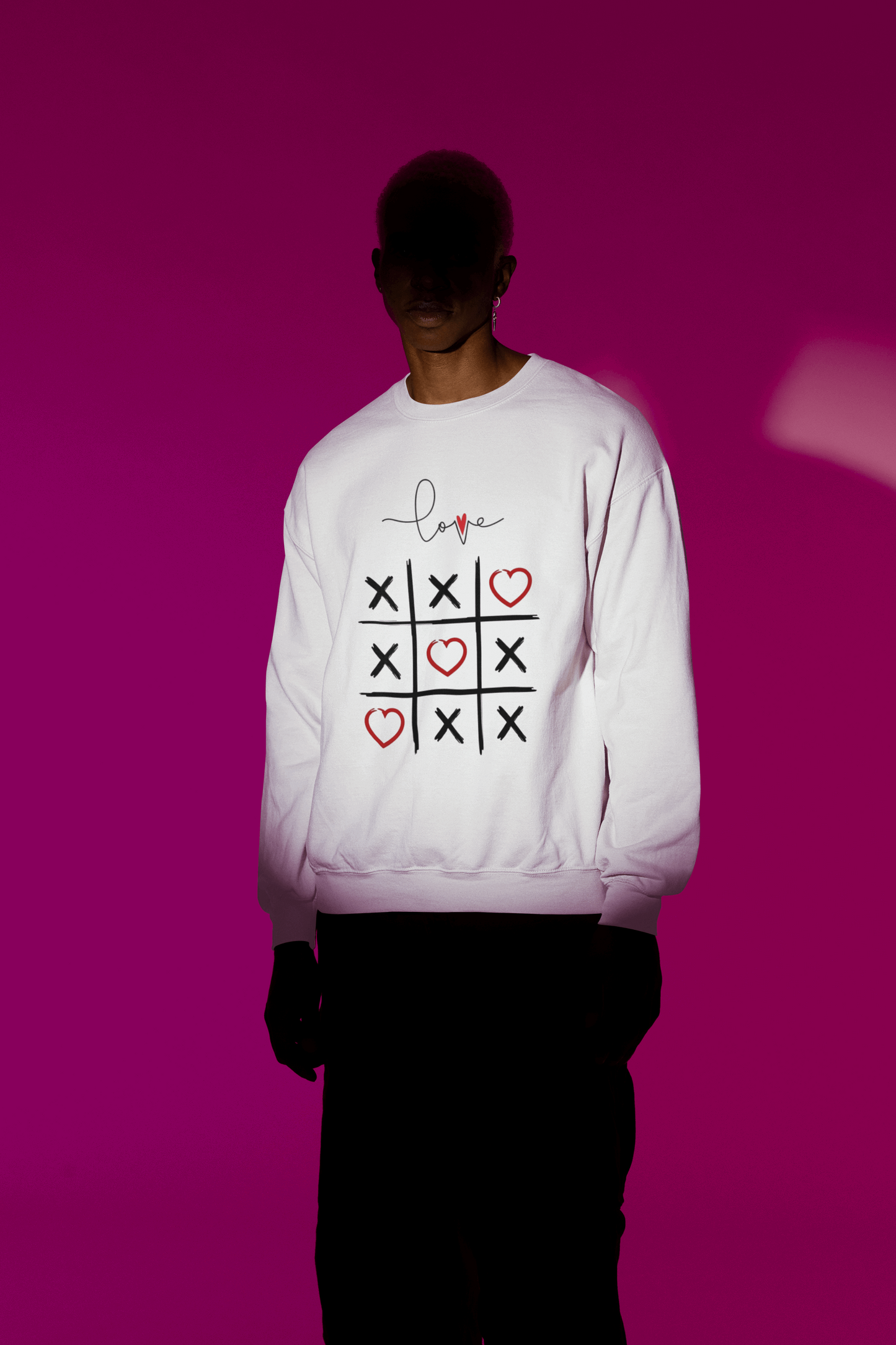 Crewneck Sweatshirt Love Game