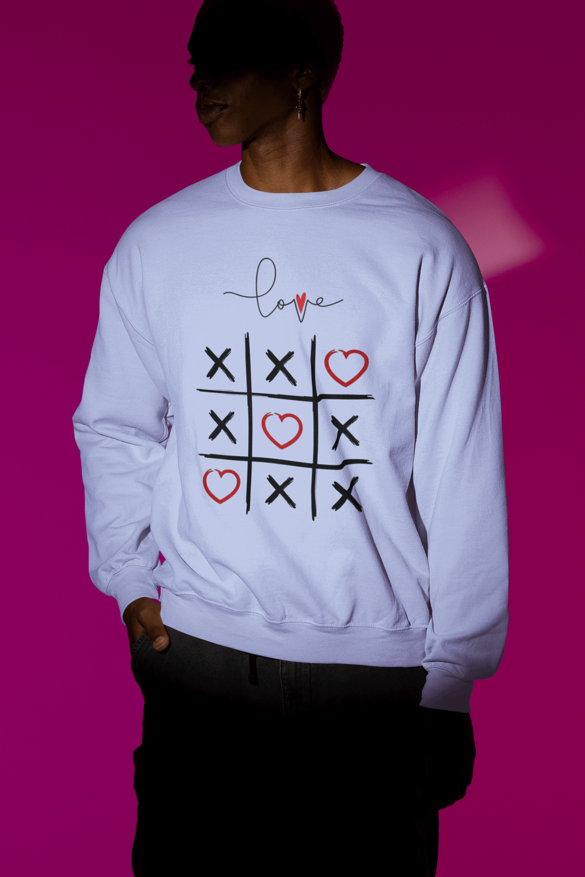 Crewneck Sweatshirt Love Game