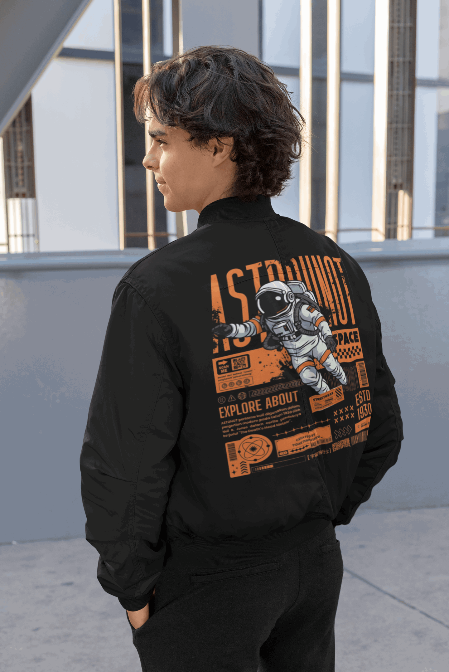 Astronaut Space Bomber Jacket