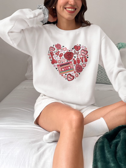 Beautiful Heart Crewneck Sweatshirt