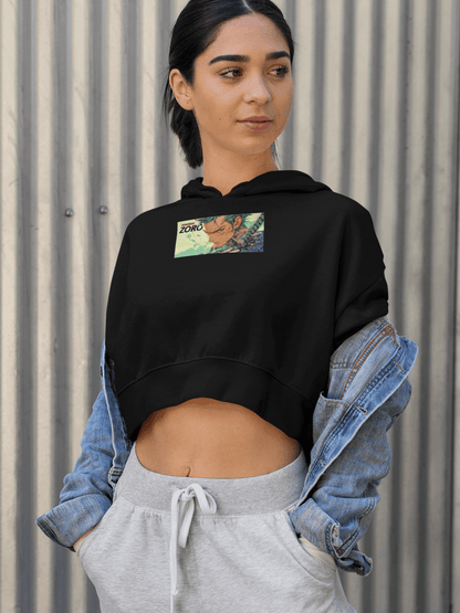 Zoro Anime Crop Hoodie