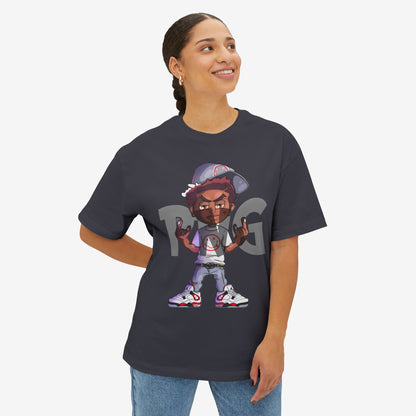 PNG Art Oversized Tshirt Dark Grey XS 