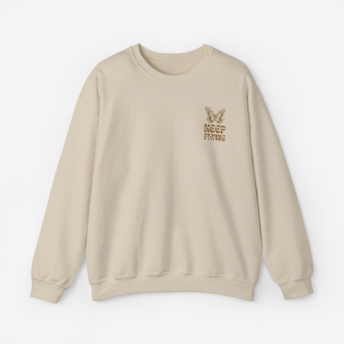 Crewneck Sweatshirt Keep Flying