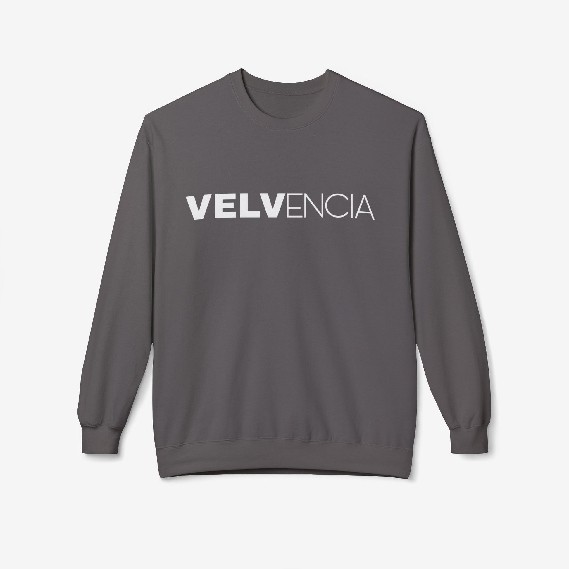 VELVENCIA crewneck sweatshirt Charcoal S 