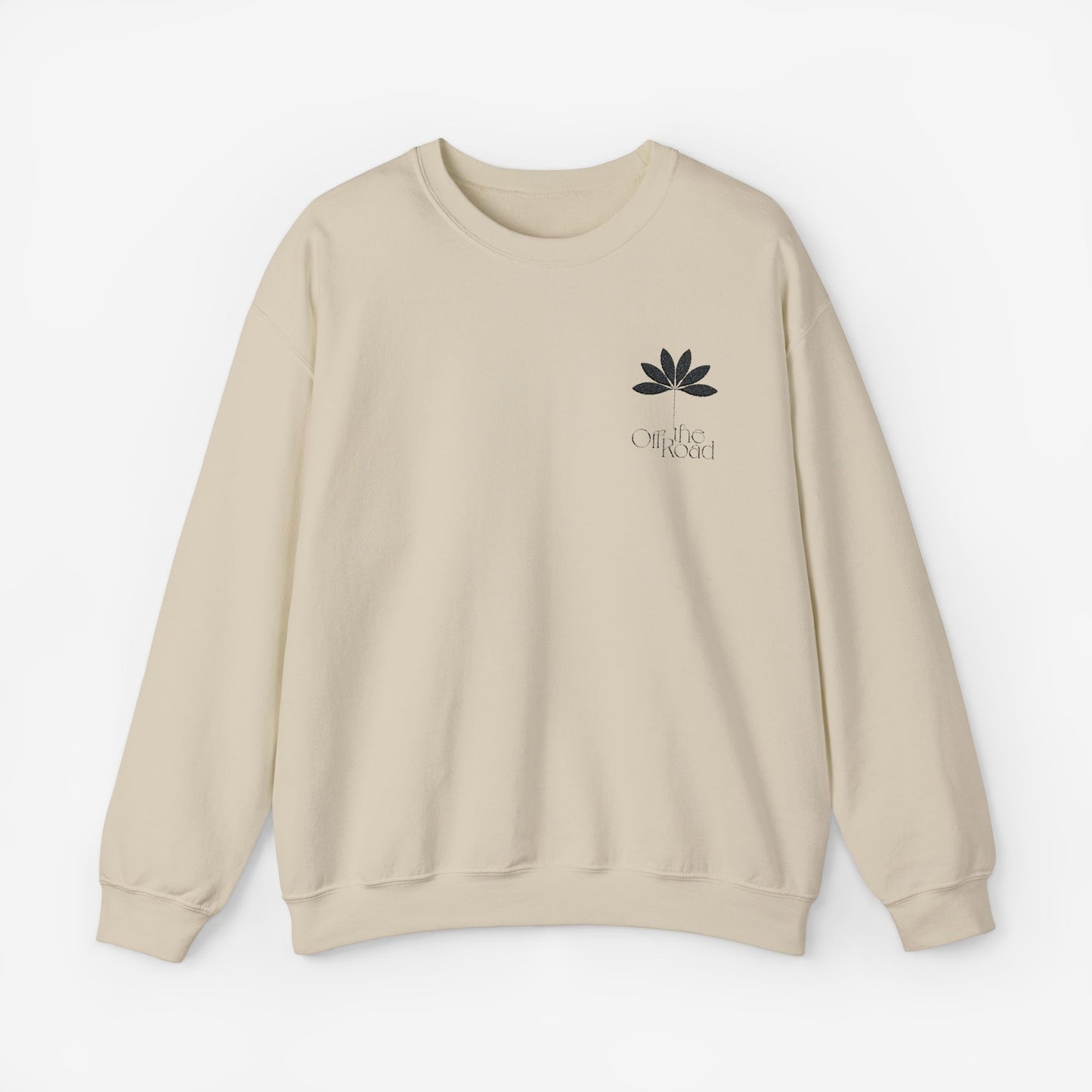 Embroidery Crewneck Sweatshirt Graphic Design