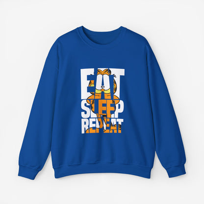 EAT SLEEP REPEAT Sweatshirt Royal S 