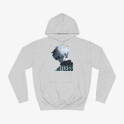 Anime Graphic Hoodie Heather Grey XS 