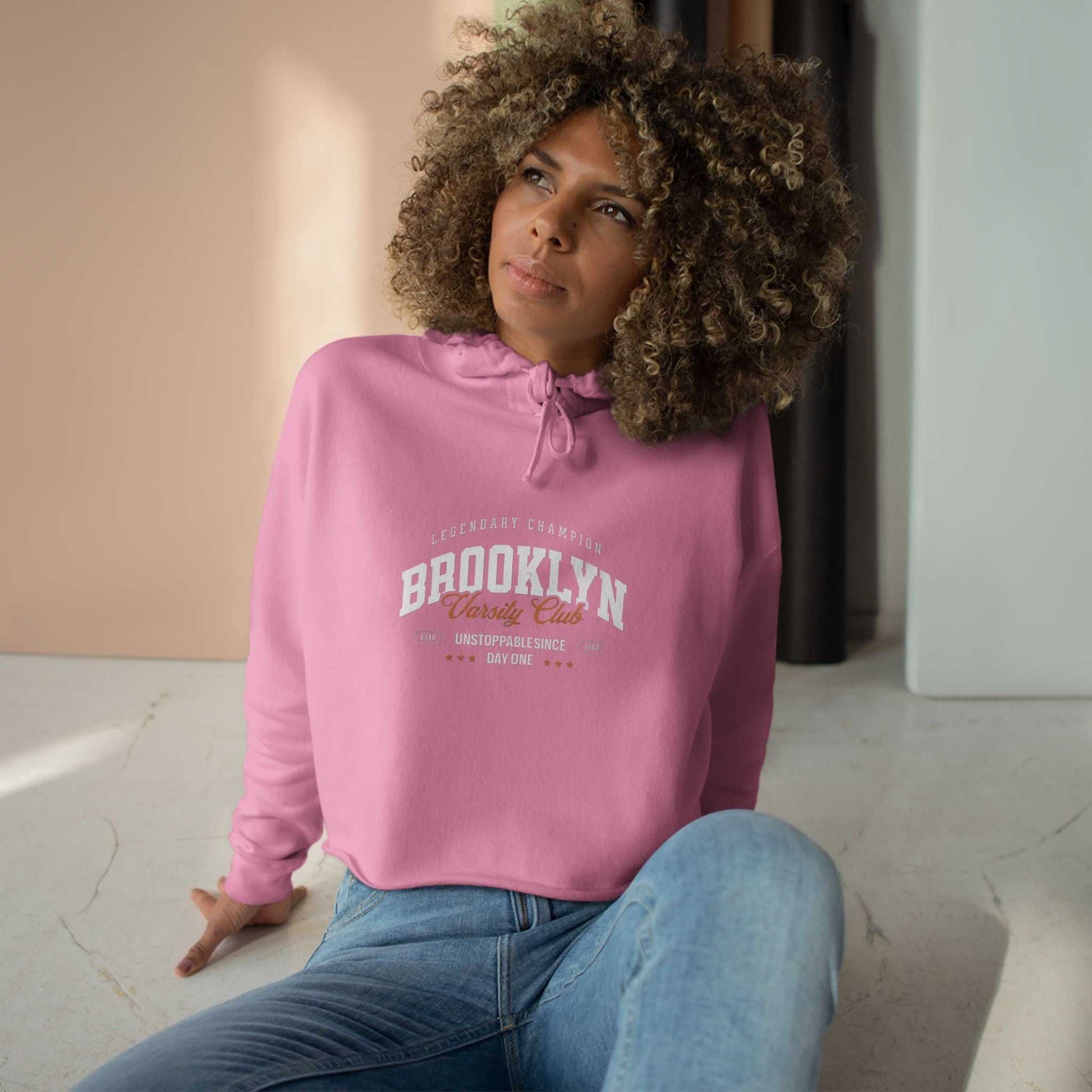 Brooklyn Crop Hoodie