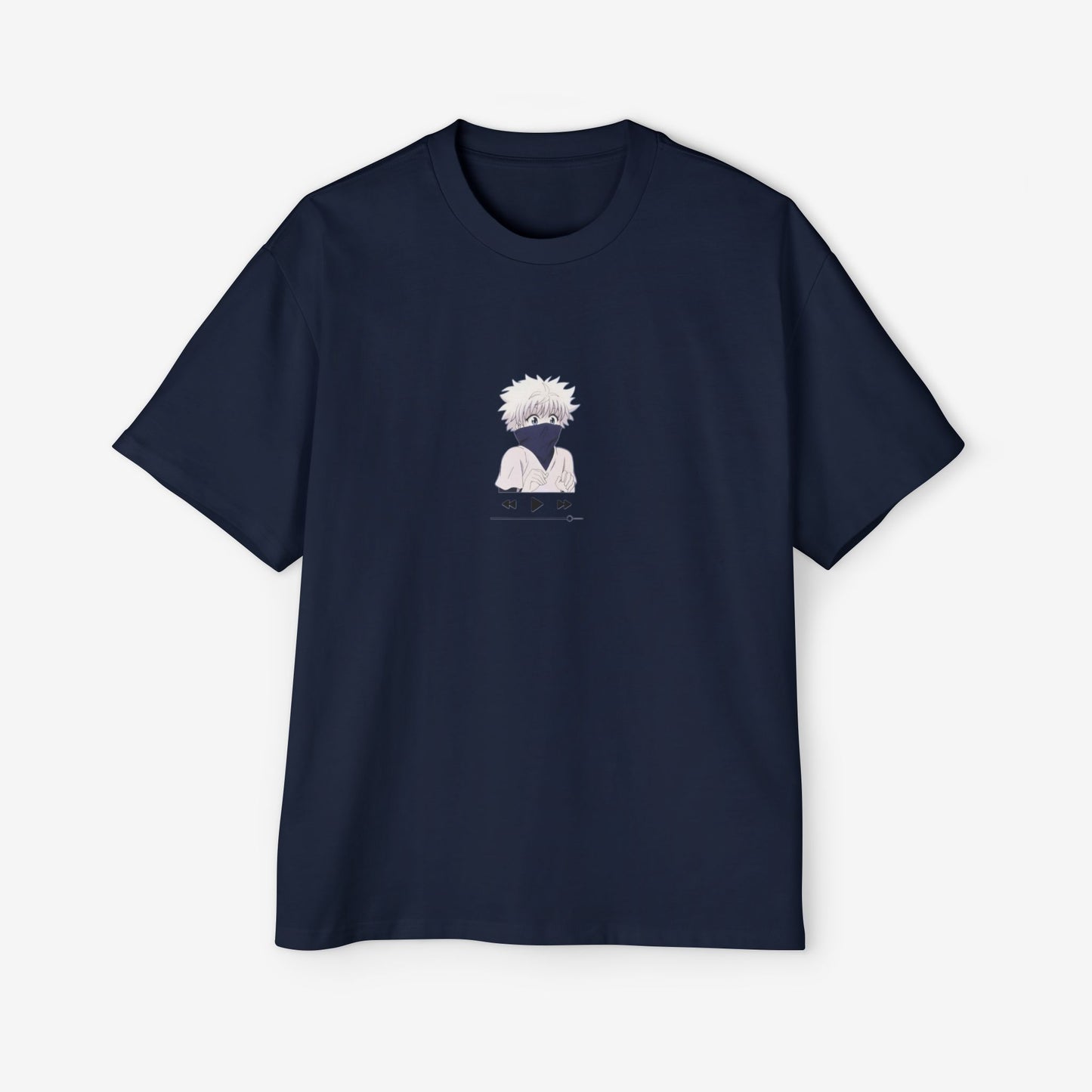 Oversized Custom T-Shirt Navy 2XL 