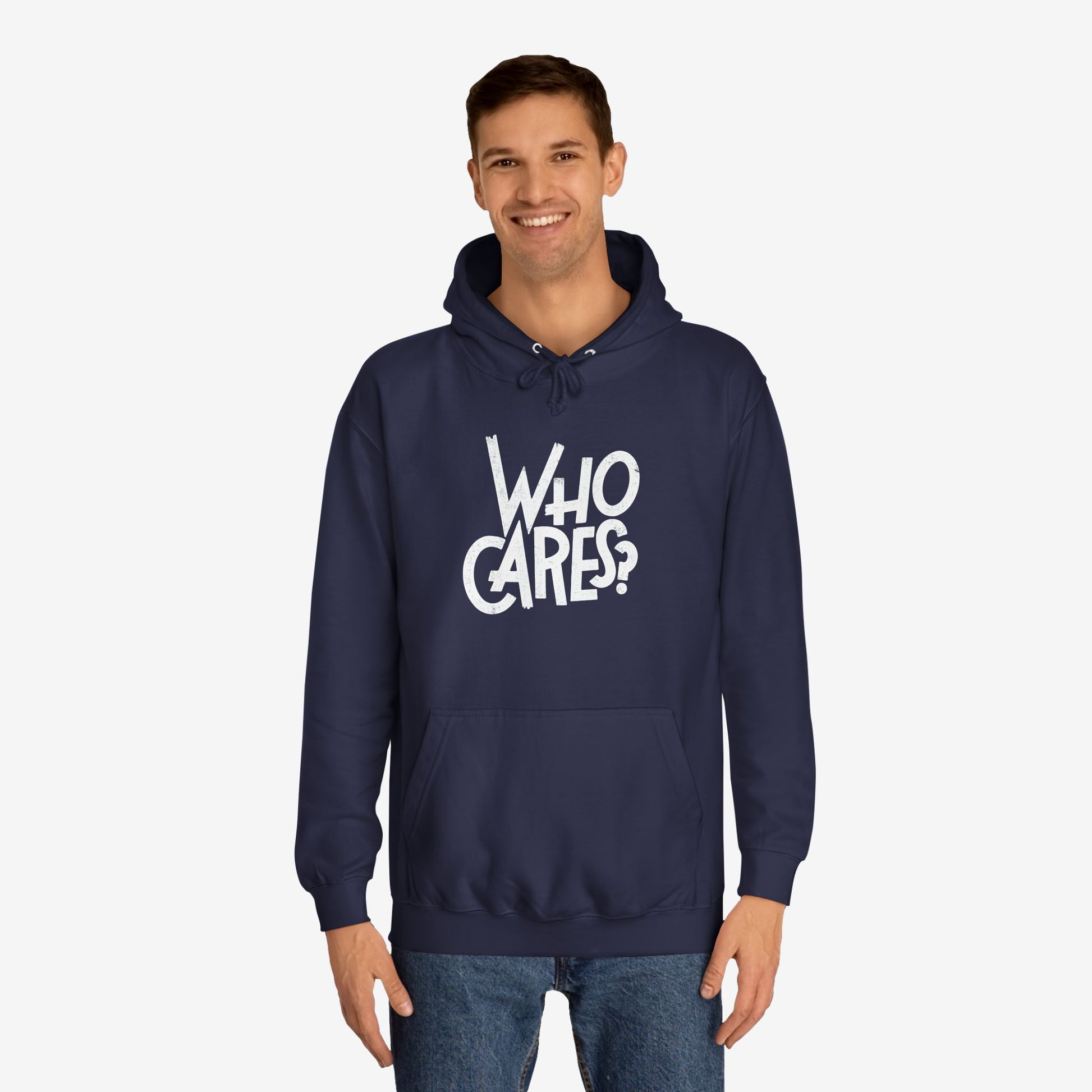 Who cares Custom Hoodie Design 