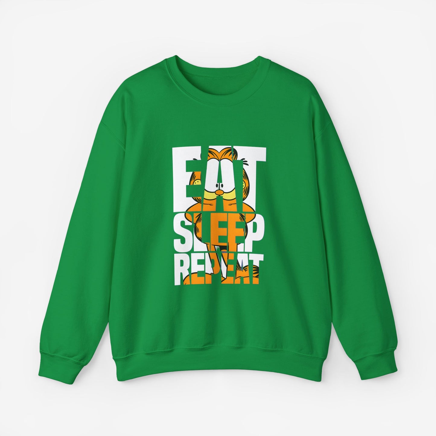 EAT SLEEP REPEAT Sweatshirt Irish Green S 