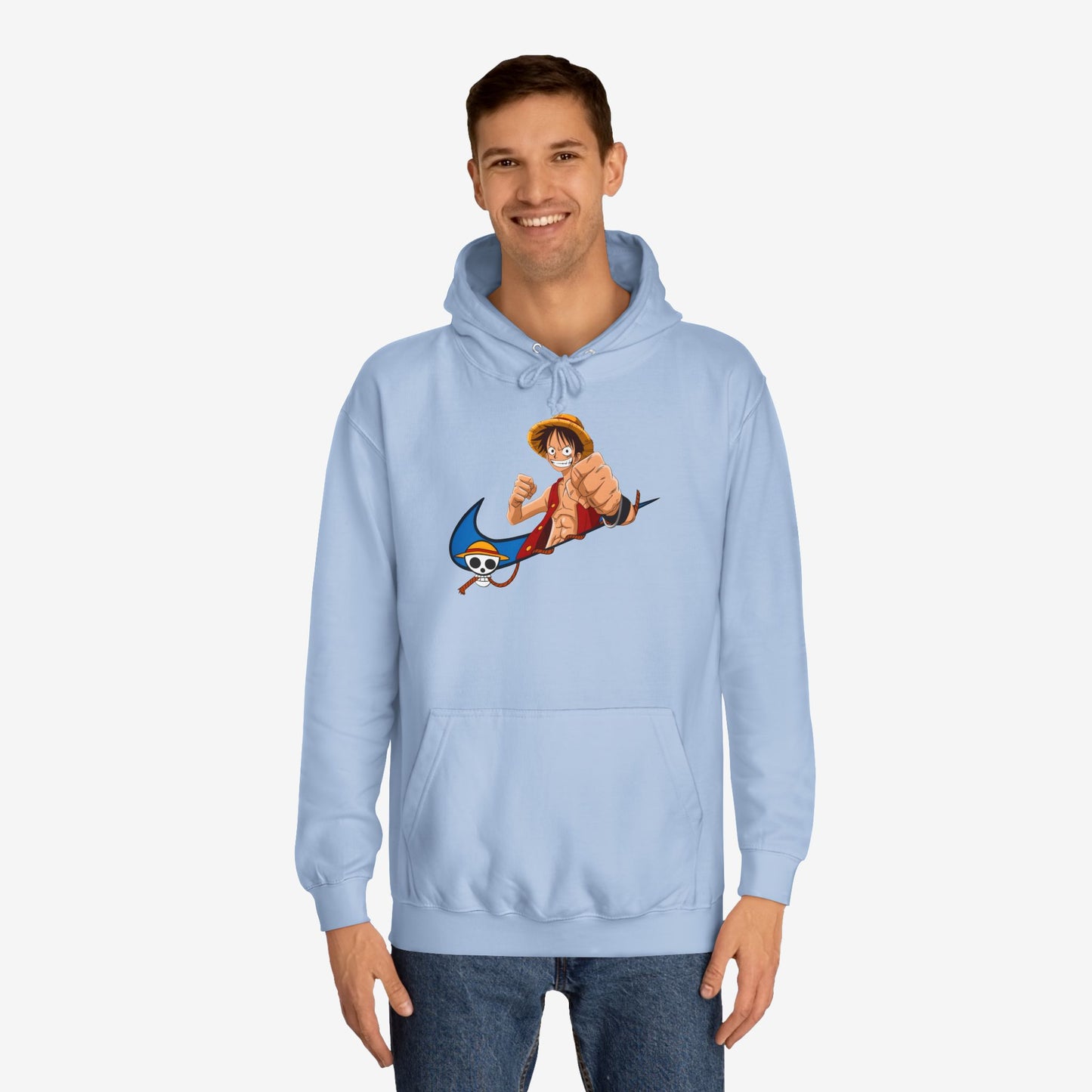 Nike Luffy Custom Hoodie Design 