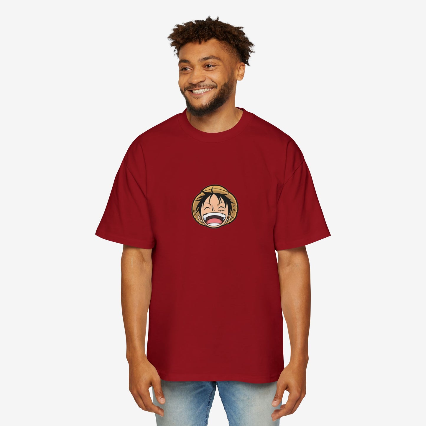 Luffy Oversized Custom T-shirt CottonDTGMen's Clothing