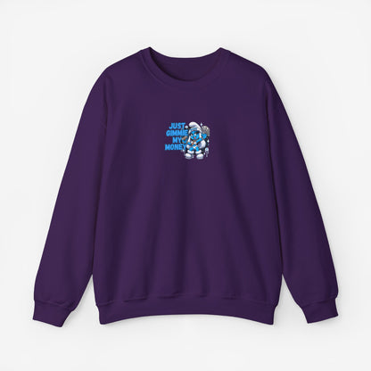 Sweatshirt Just Jimme My Money S Purple 