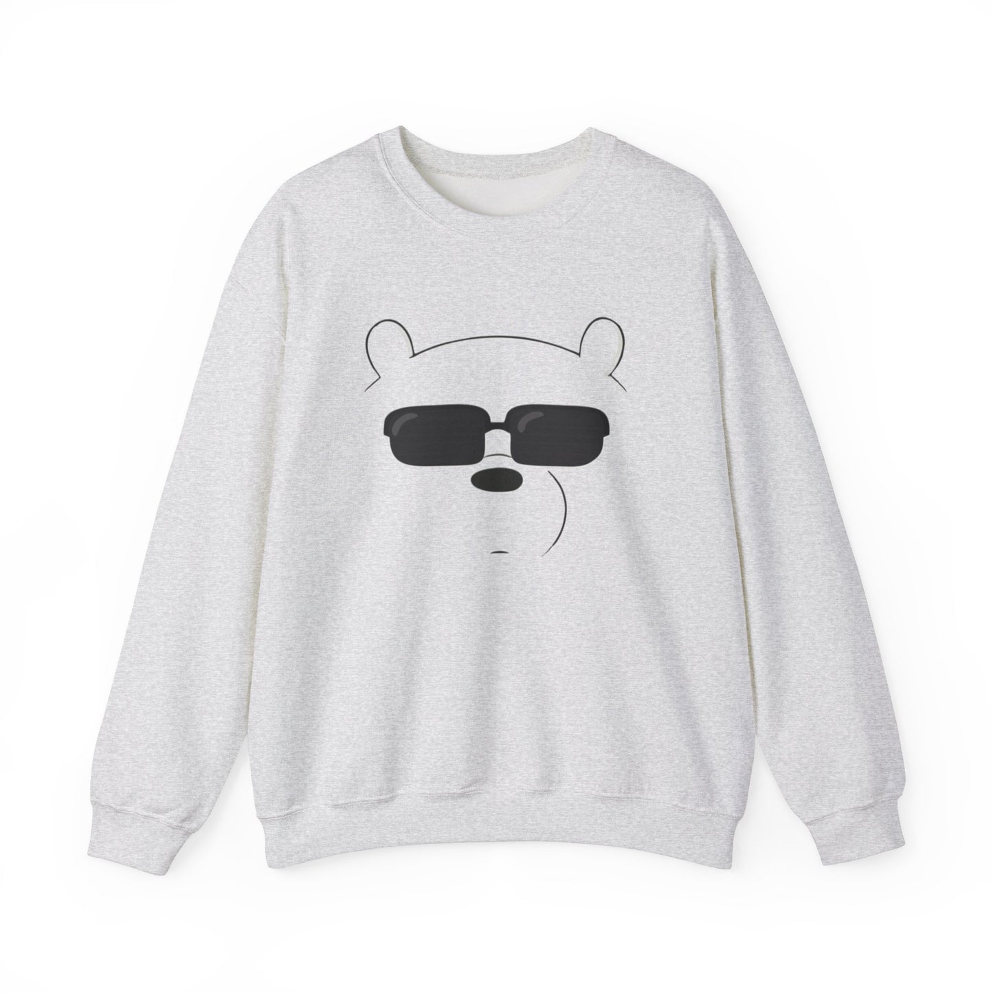 Panda Crewneck Sweatshirt S Ash 