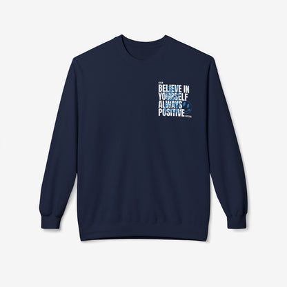 Believe in yourself crewneck sweatshirt Navy S 