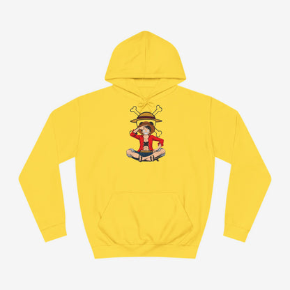 Luffy Custom Hoodie Sun Yellow XS 