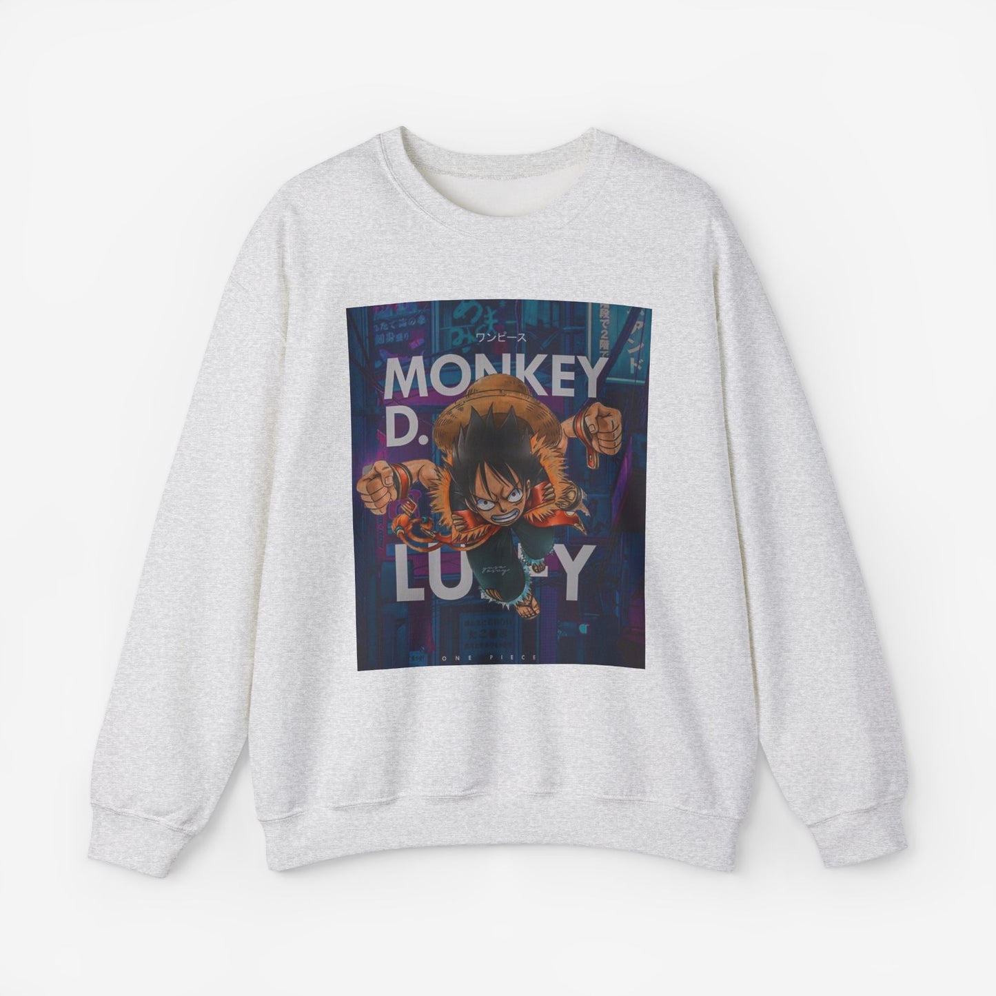 Luffy Sweatshirt S Ash 