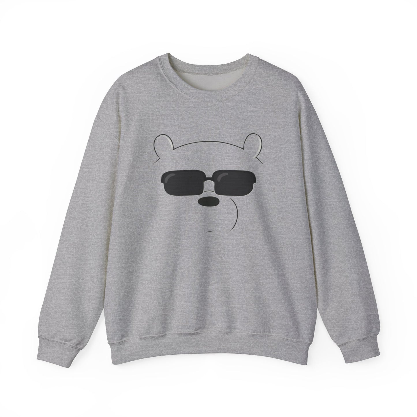 Panda Crewneck Sweatshirt S Sport Grey 