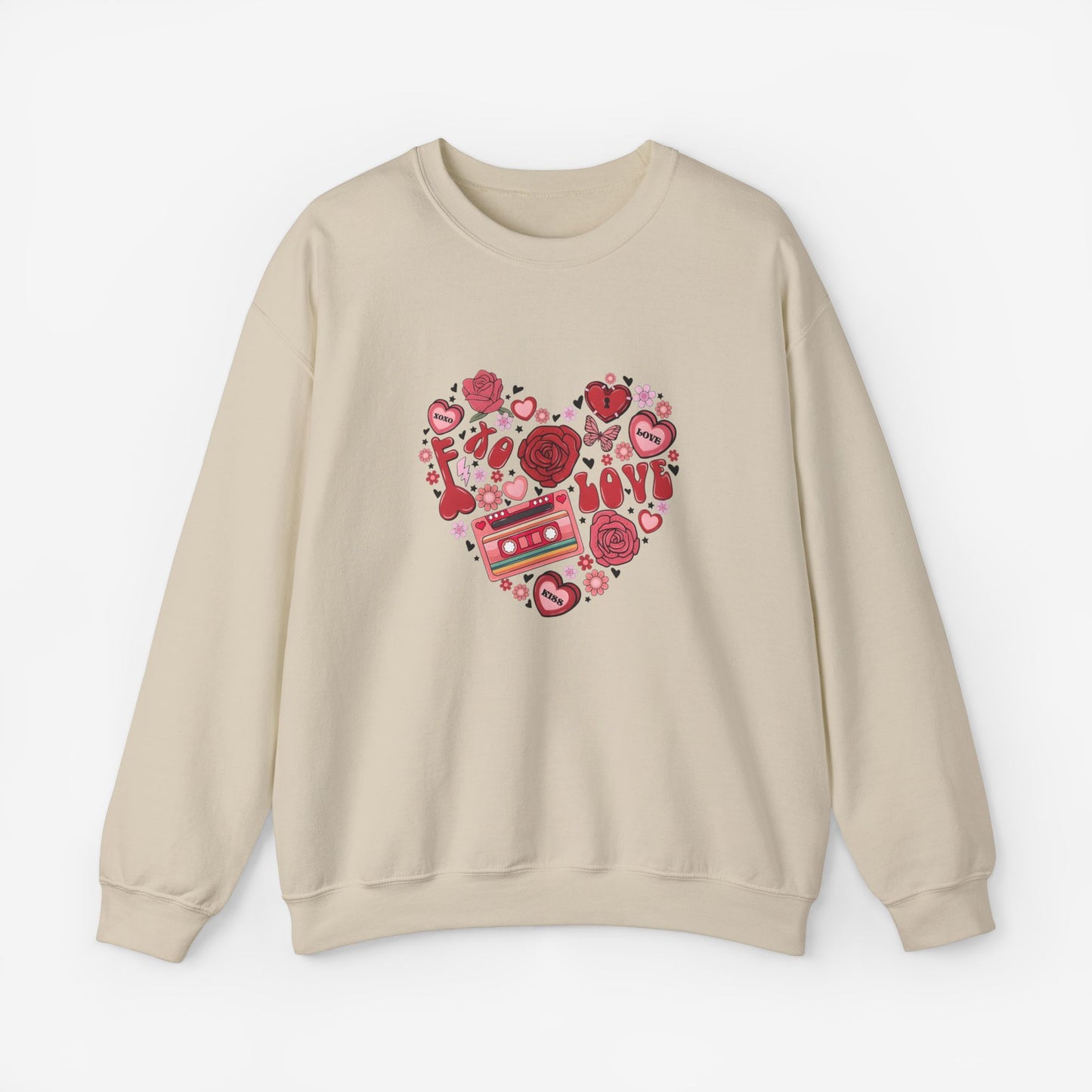 Beautiful Heart Crewneck Sweatshirt