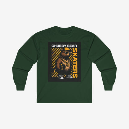 Chubby Bear Long Sleeve T Shirt S Forest Green 