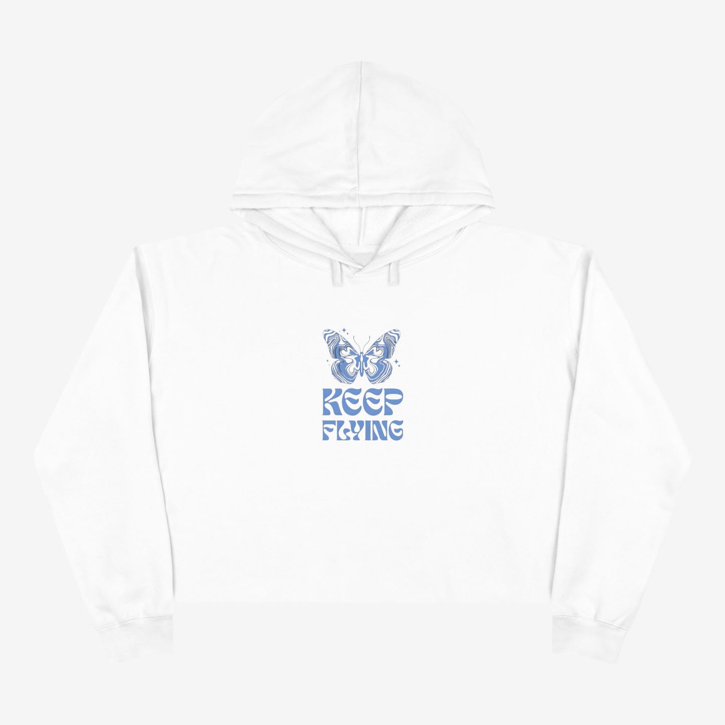 Keep Flying Crop Hoodie