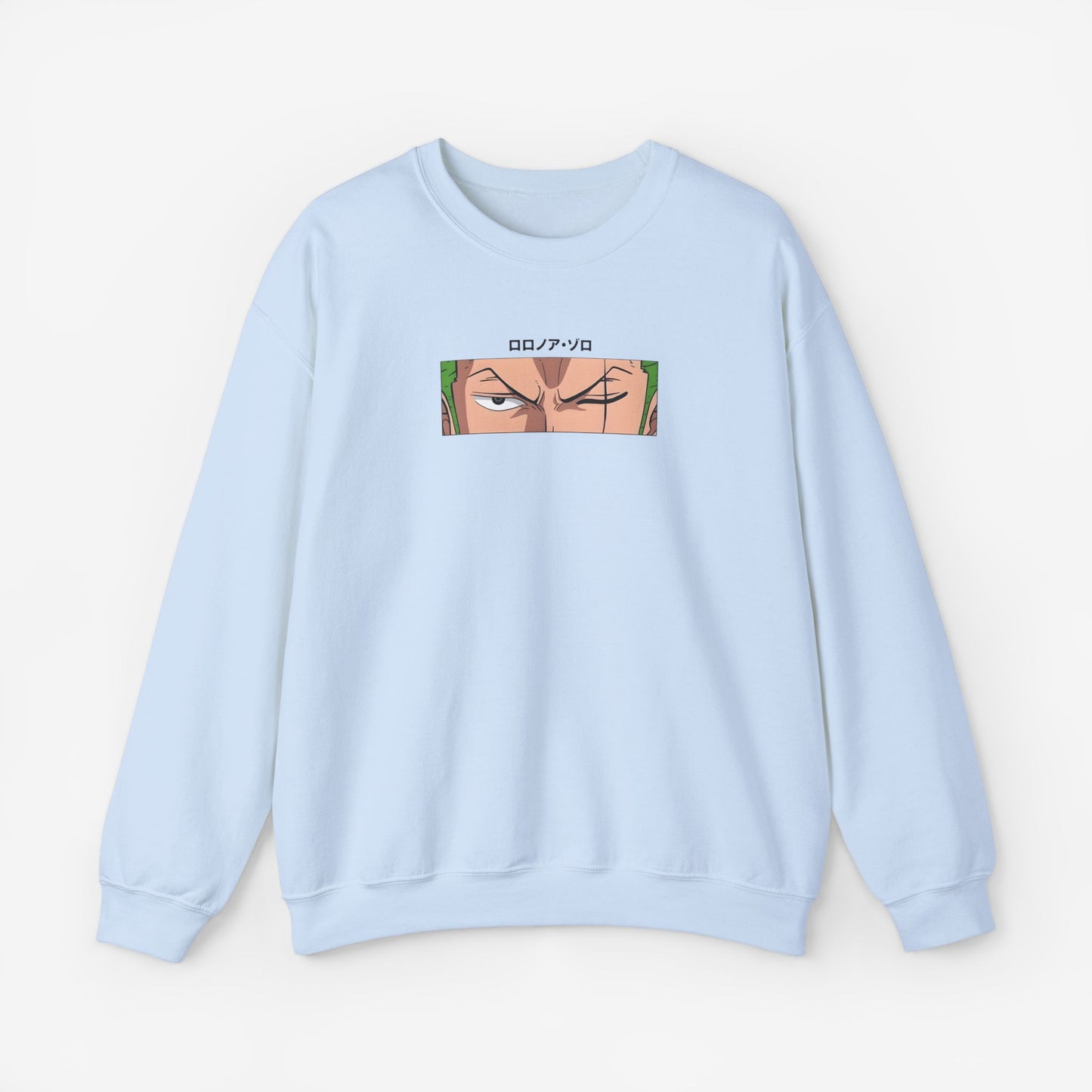 Zoro Custom Sweatshirt Light Blue S 