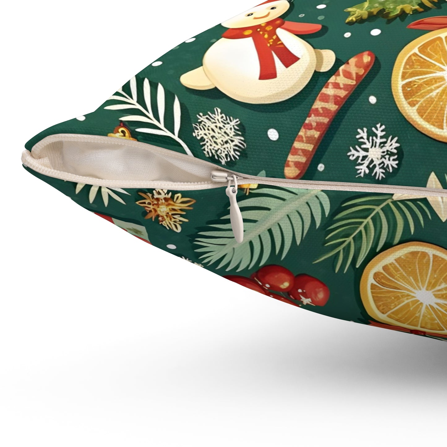 Spun Polyester Christmas Pillow 