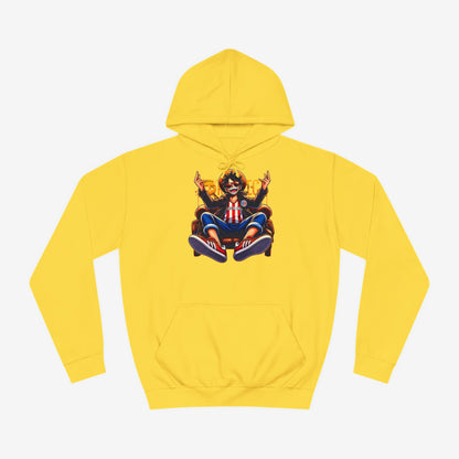 One Piece Luffy Custom Hoodie Sun Yellow XS 