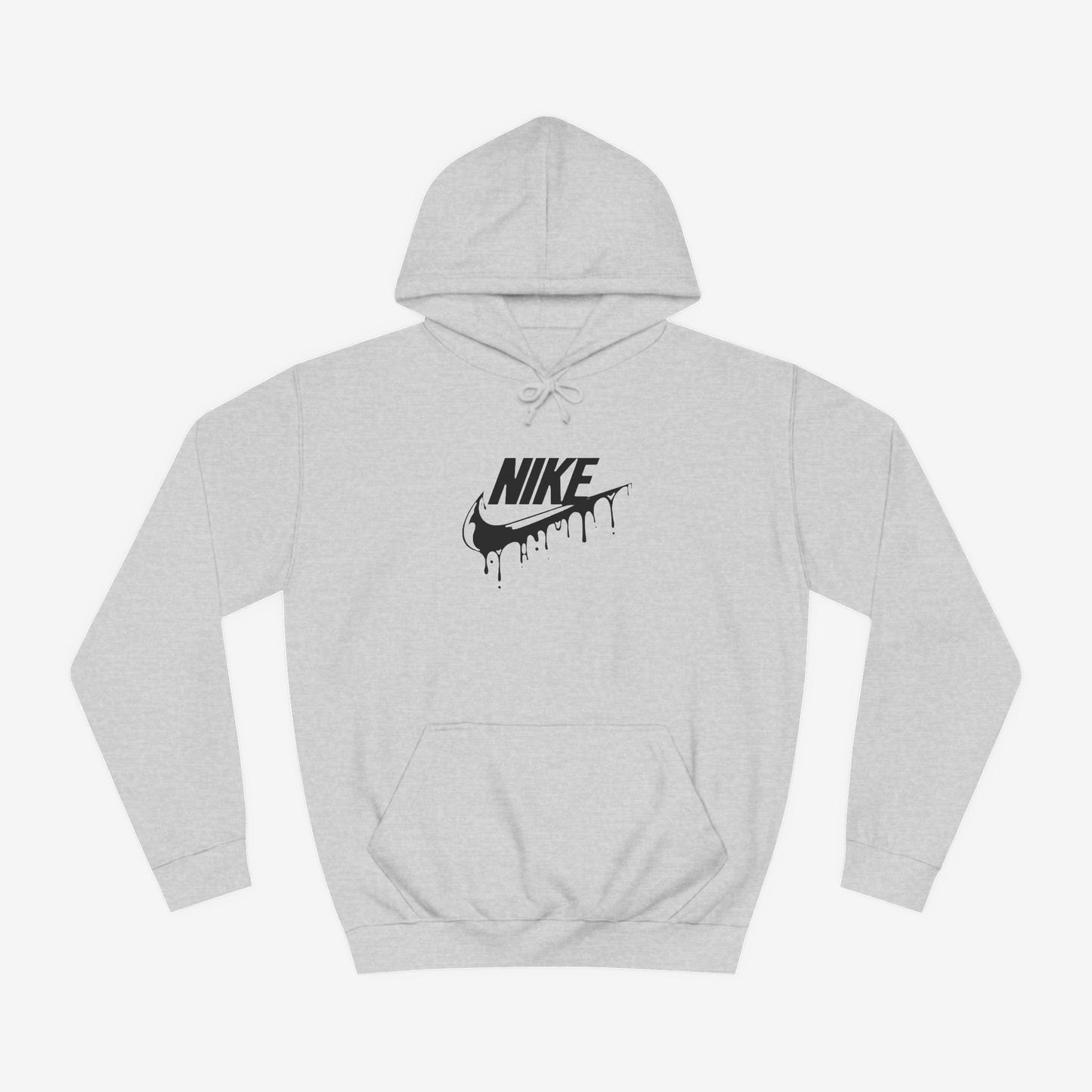 Nike  Custom Hoodie Design Heather Grey XS 