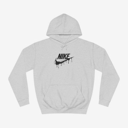 Nike  Custom Hoodie Design Heather Grey XS 