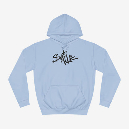 Smile Custom Hoodie Design Sky Blue XS 