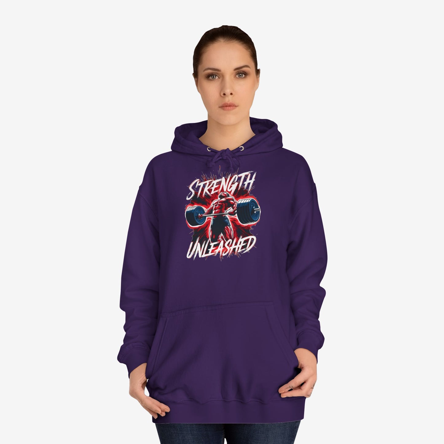 Strength Unleashed Custom Hoodie Design 