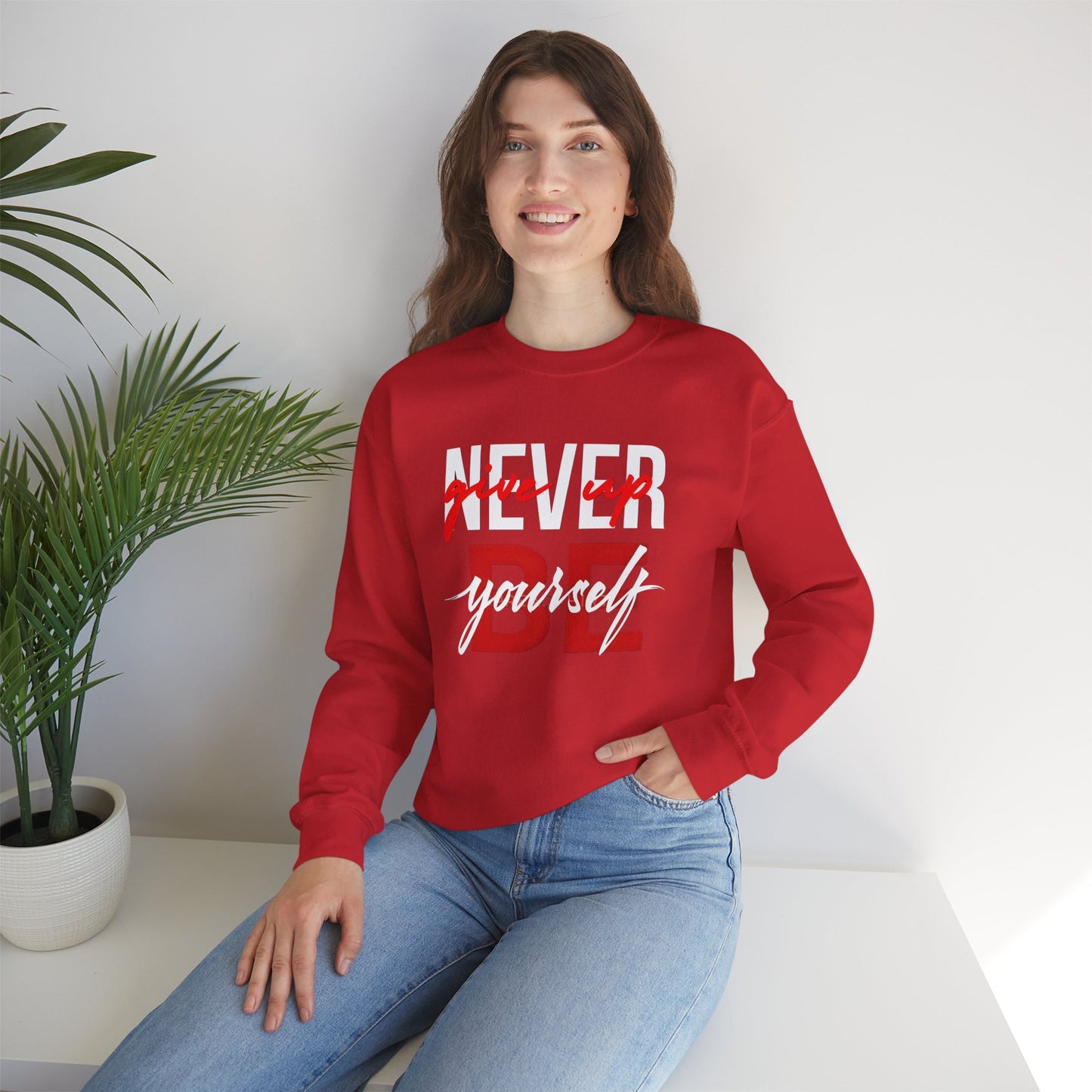 NEVER GIVE UP Sweatshirt 