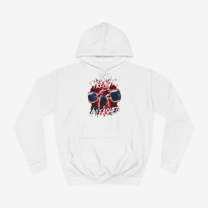 Strength Unleashed Custom Hoodie Design Arctic White XS 