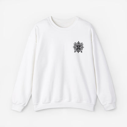 Embroidery Crewneck Sweatshirt One Piece