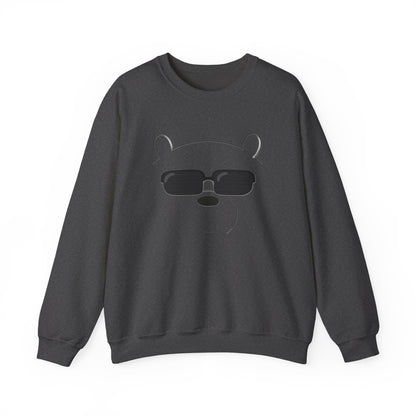 Panda Crewneck Sweatshirt S Dark Heather 