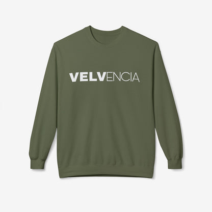 VELVENCIA crewneck sweatshirt Military Green S 