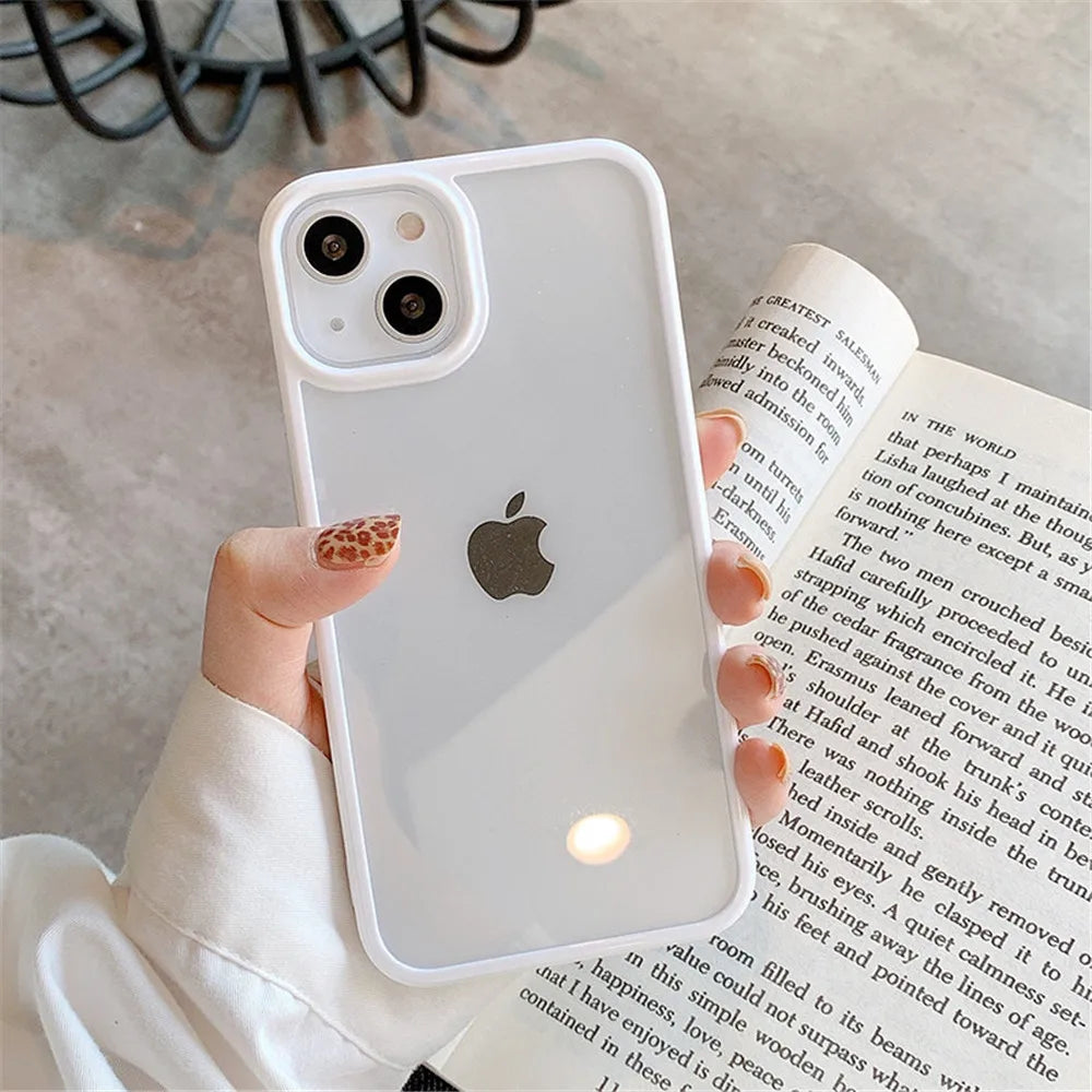 Silicone Bumper Phone Case for iPhone - BENJAMINS White / CHINA / For iPhone14 Plus