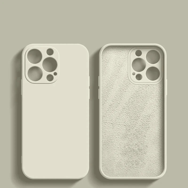 Liquid Silicone Case For iPhone - BENJAMINS White / For iPhone 14 ProMax