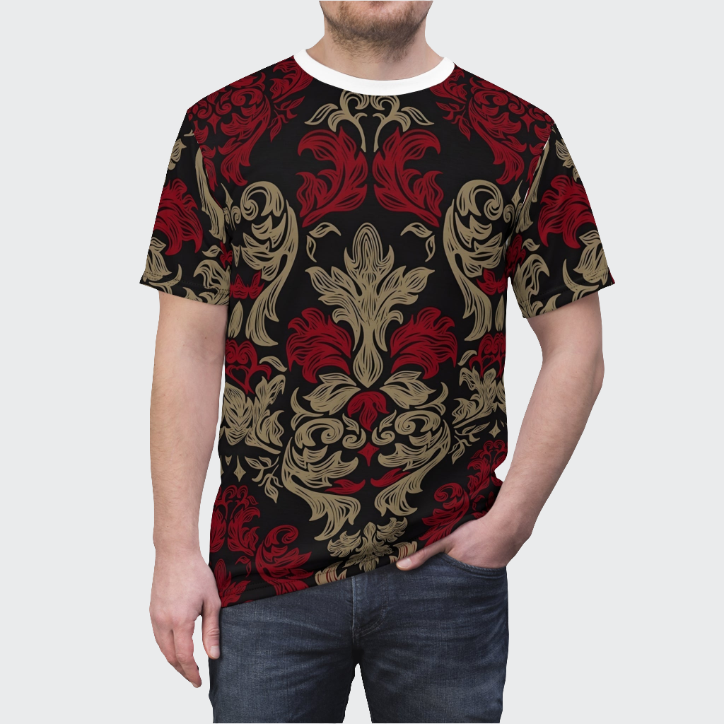 Traditional Pattern T-shirt (AOP) 