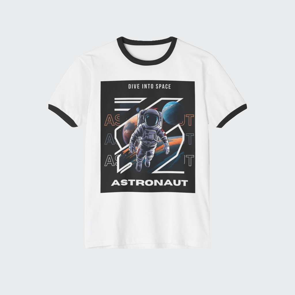 SPACE Custom T-Shirt White/Black XS 