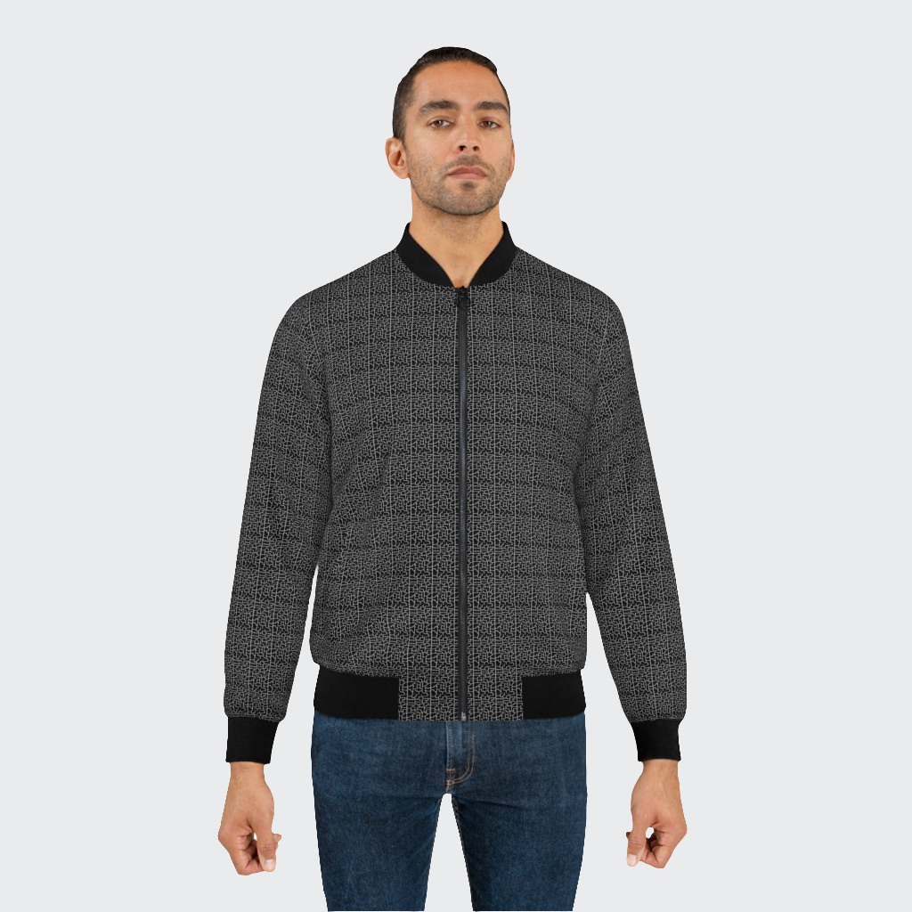 Men's Bomber Jacket Graphic Pattern 