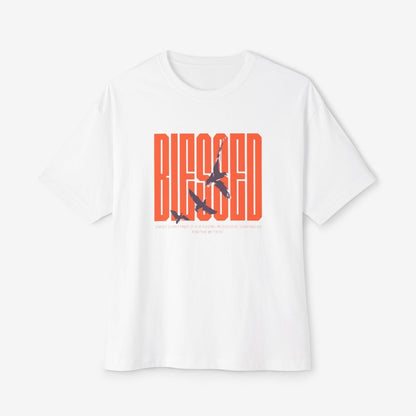 Blessed Oversized Tee shirt CottonCrew neckDTG