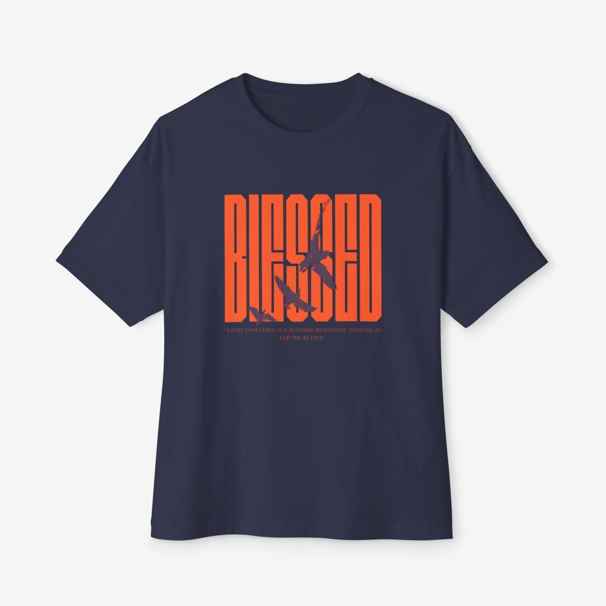 Blessed Oversized Tee shirt CottonCrew neckDTG