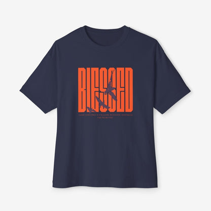 Blessed Oversized Tee shirt CottonCrew neckDTG