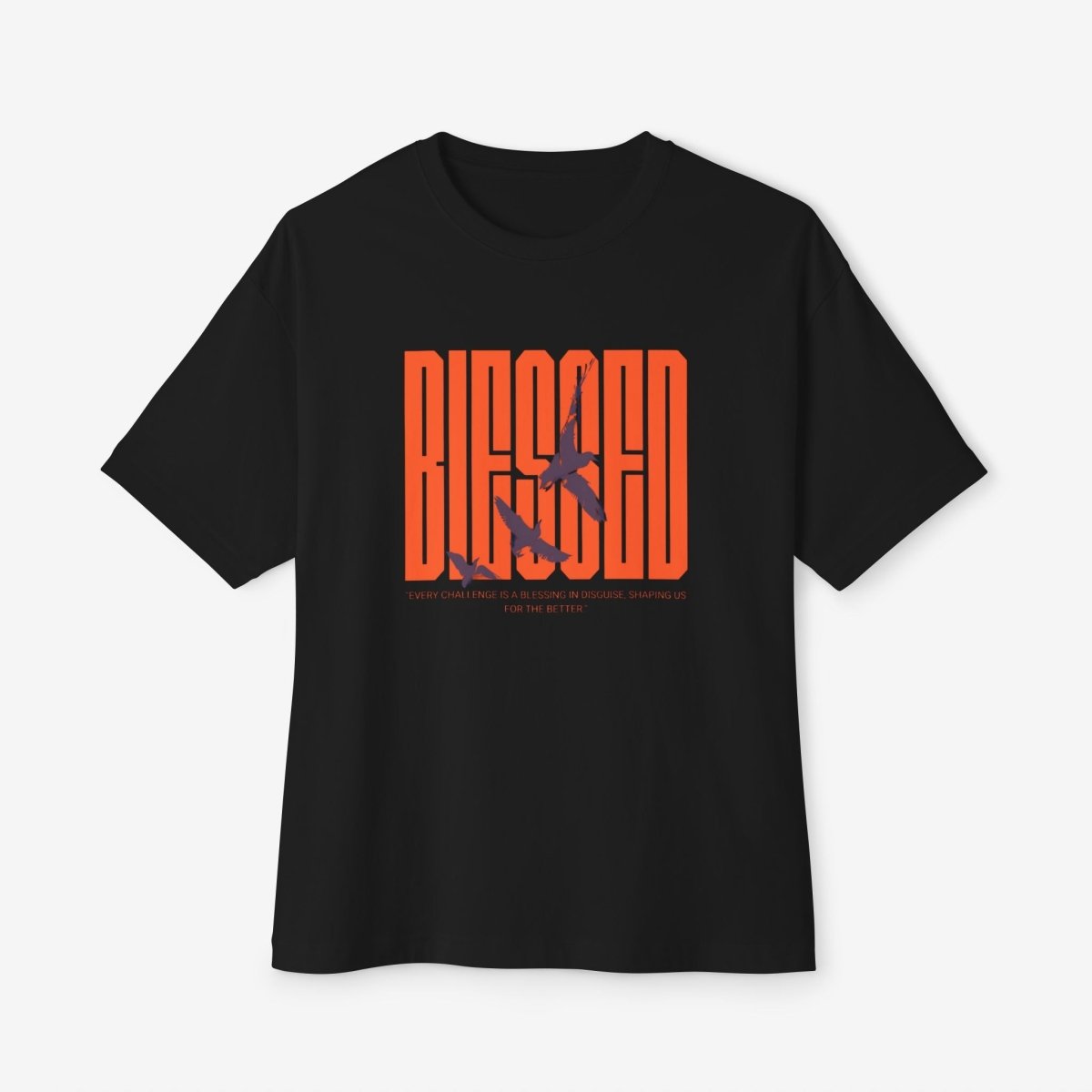 Blessed Oversized Tee shirt CottonCrew neckDTG