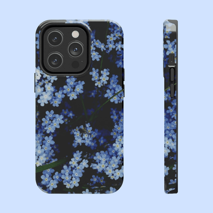 Blue Flower Custom Cover AccessoriesGlossyiPhone Cases