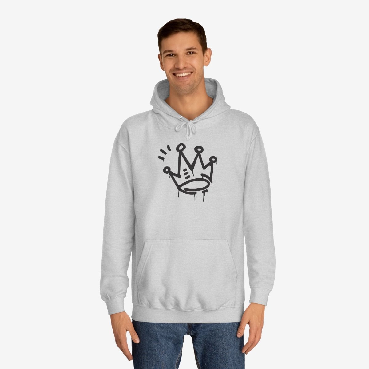 Crown Custom Hoodie DTGHoodiesMen's Clothing