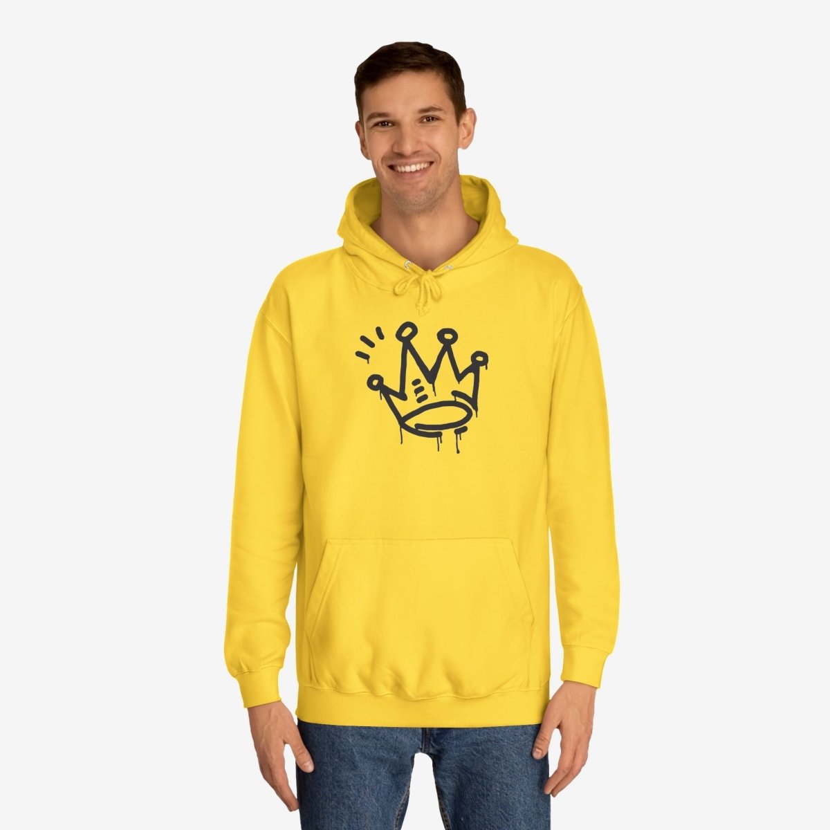 Crown Custom Hoodie DTGHoodiesMen's Clothing